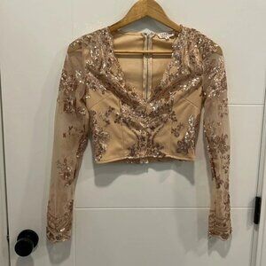 Fashion Wild Cat sequence long sleeve top  size small